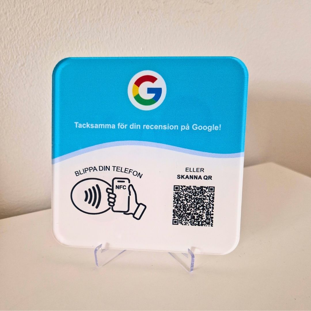 Spesialdesignet NFC-plate, 5-pakning