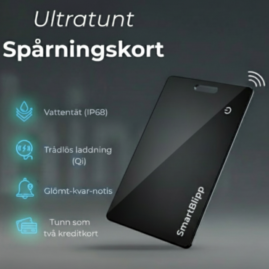 SmartCard® – Spårningskort för iPhone & Android