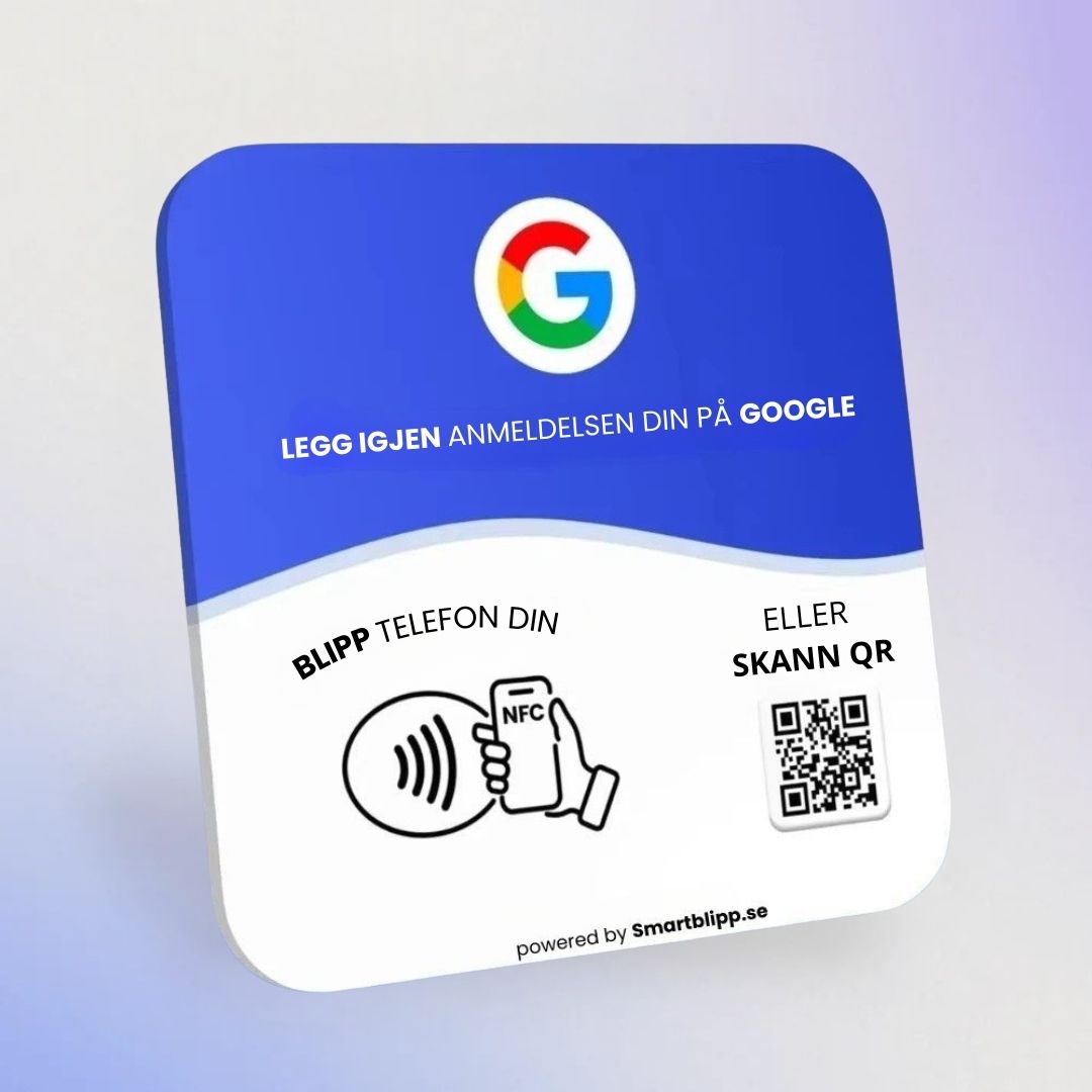 Google-anmeldelsesskilt