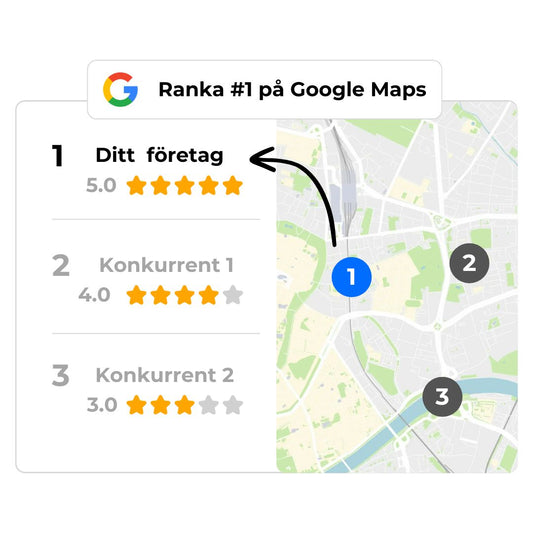 Få fler Google recensioner och bygg ditt företags rykte online