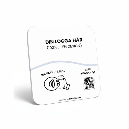Egen designad NFC‑skylt 5st