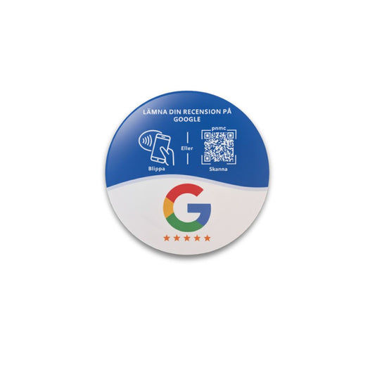 Google NFC fönsterdekaler 5-Pack