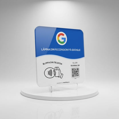 Google NFC skylt