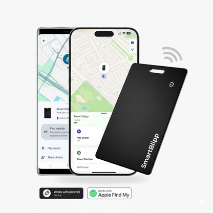 SmartCard® – Spårningskort för iPhone & Android