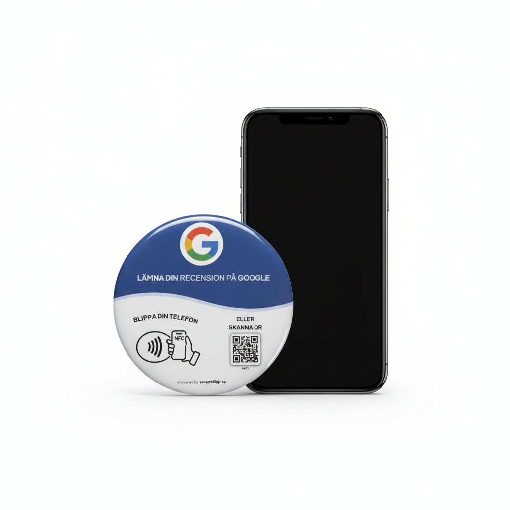 Google NFC klistermärke 5-Pack