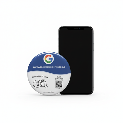 Google NFC klistermärke 5-Pack