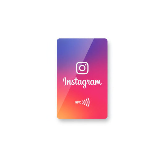 Instagram NFC-kort