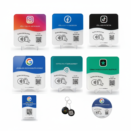 Välj 3 valfria NFC produkter