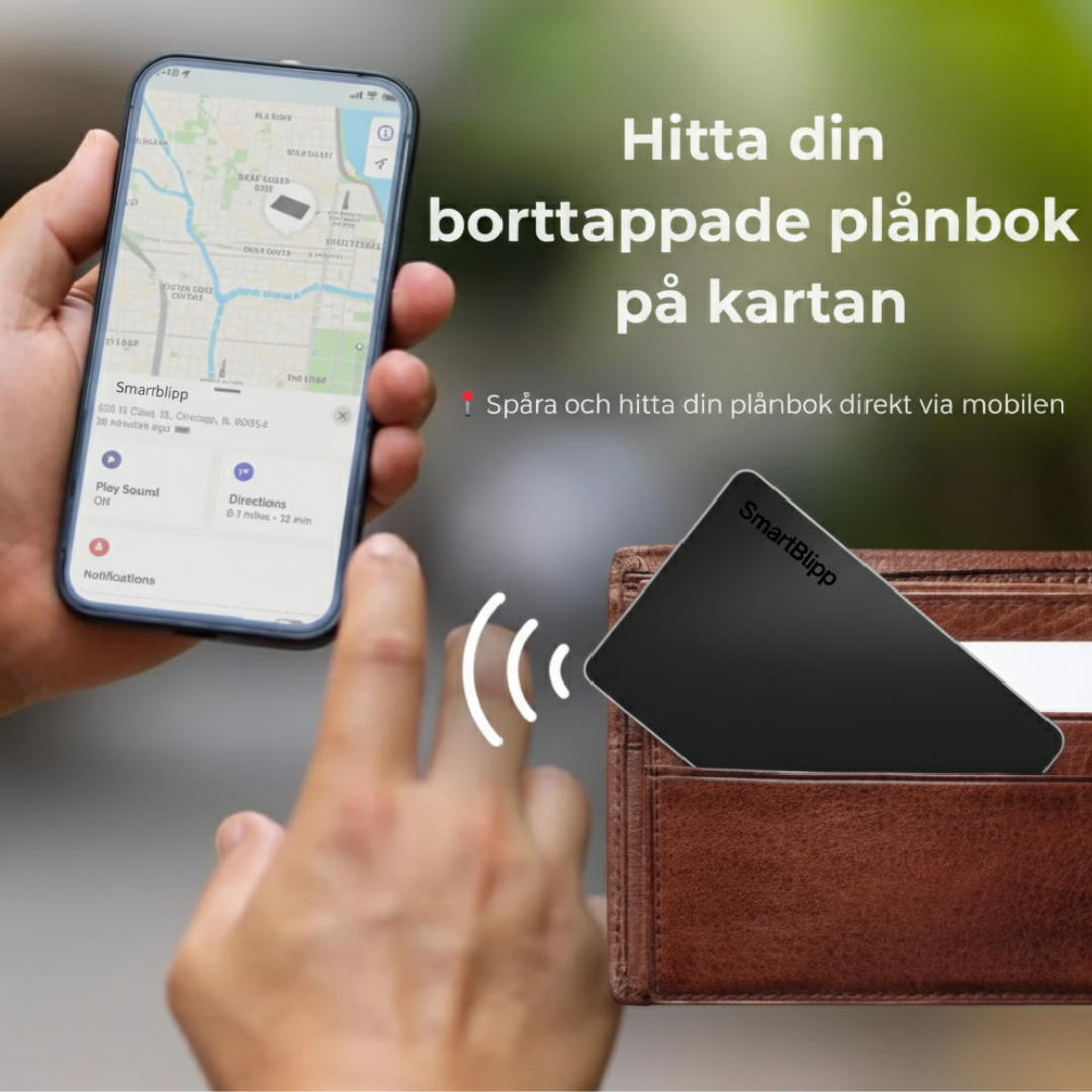SmartCard® – Spårningskort för iPhone & Android