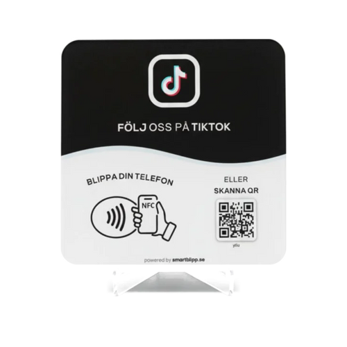 TikTok-skylt
